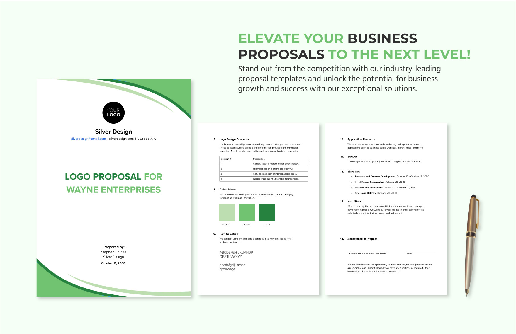 Graphic Design Proposal Template | Web design proposal, Graphic design  quotes, Proposal templates