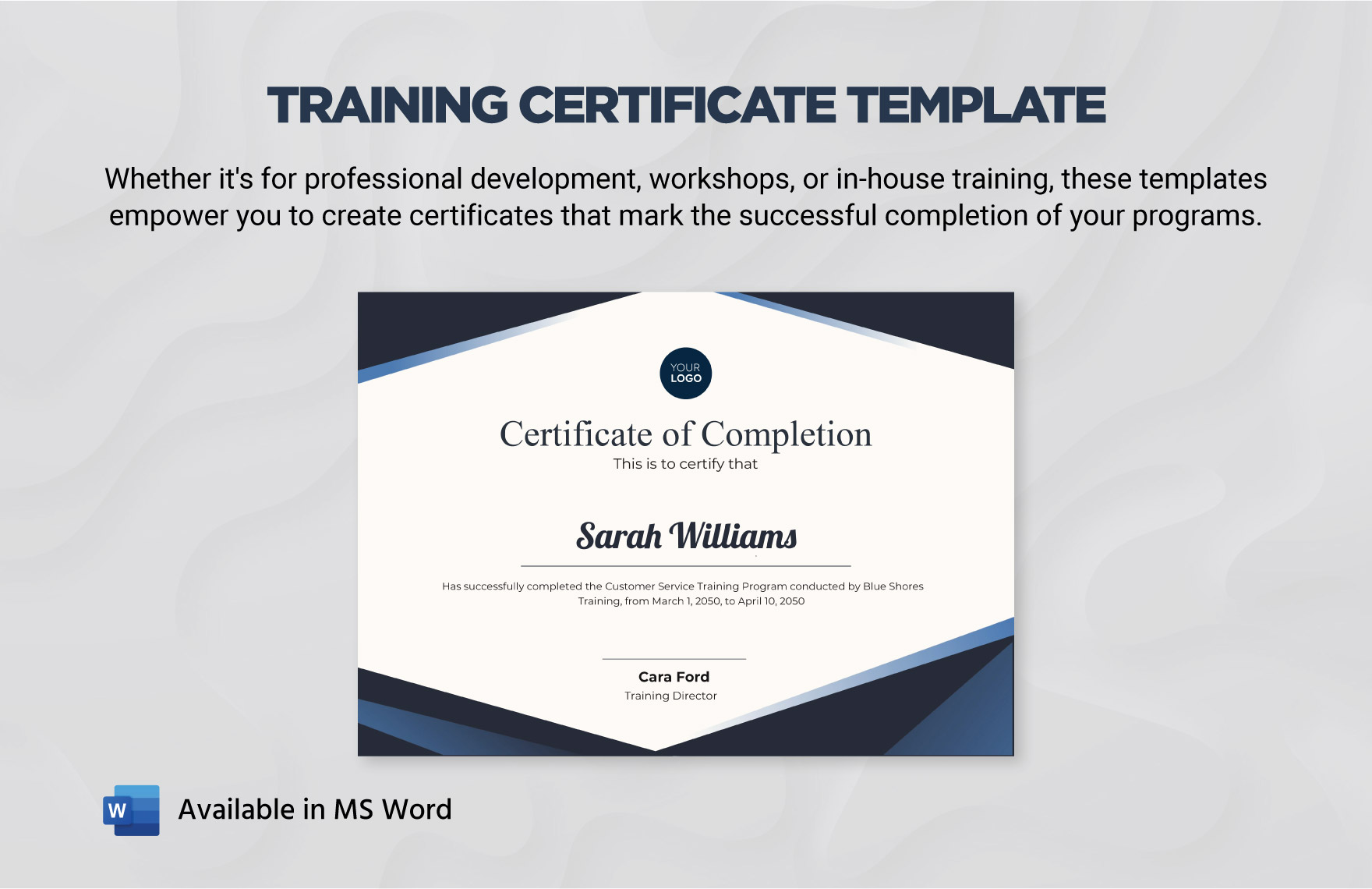 Workshop Training Certificate Template - Download in Word, Google Docs ...