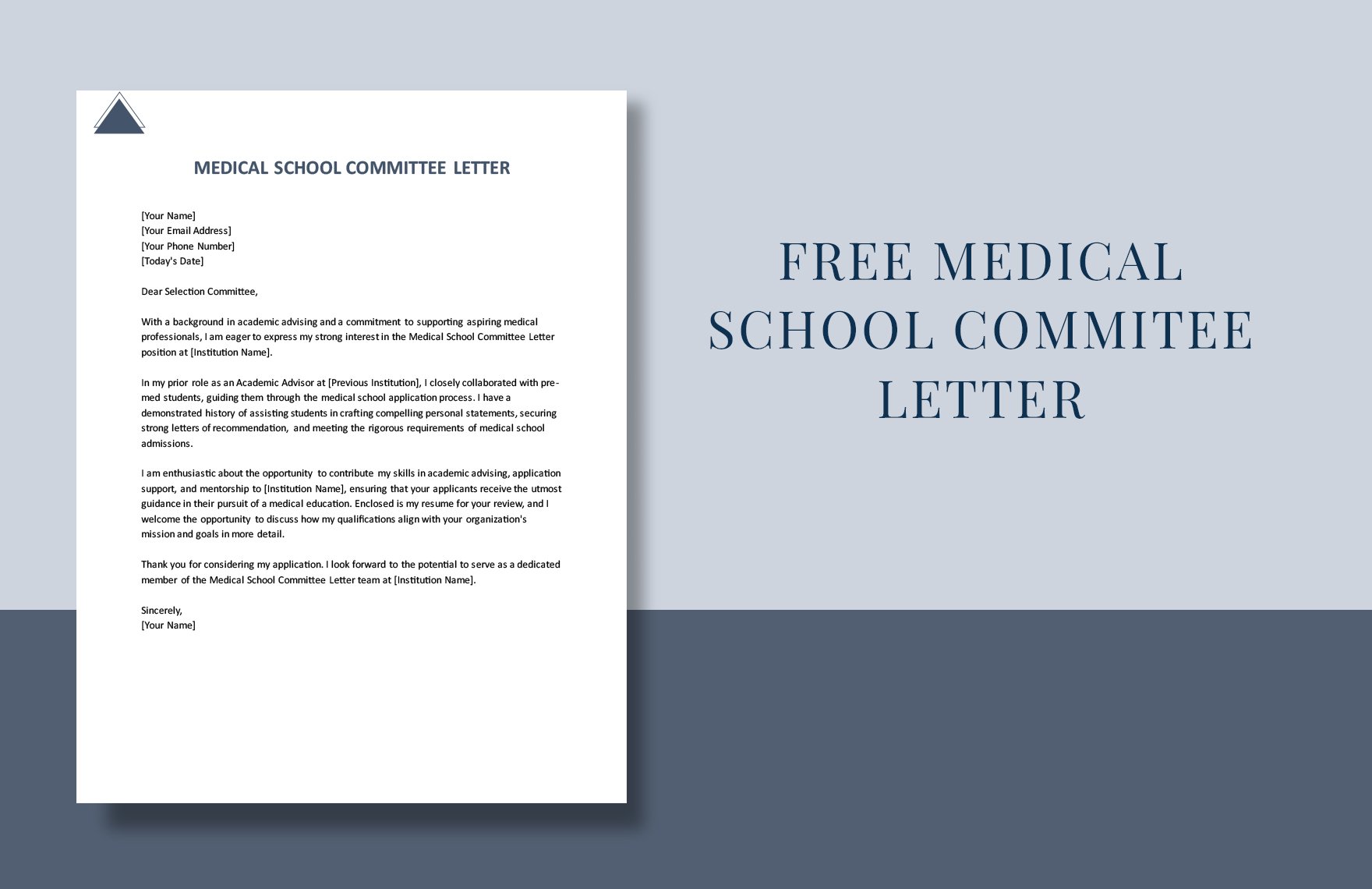 Medical School Committee Letter