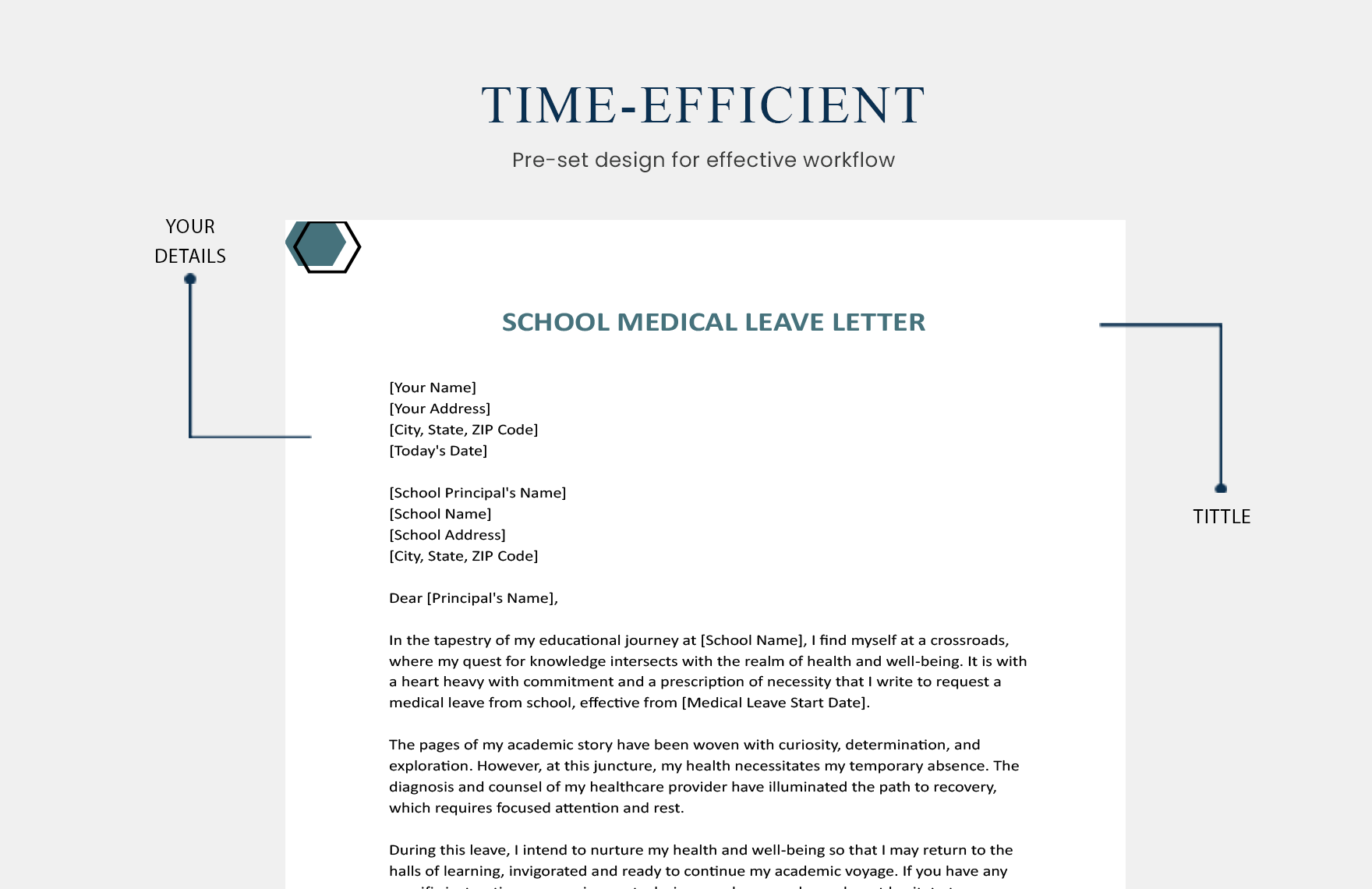 School Medical Leave Letter
