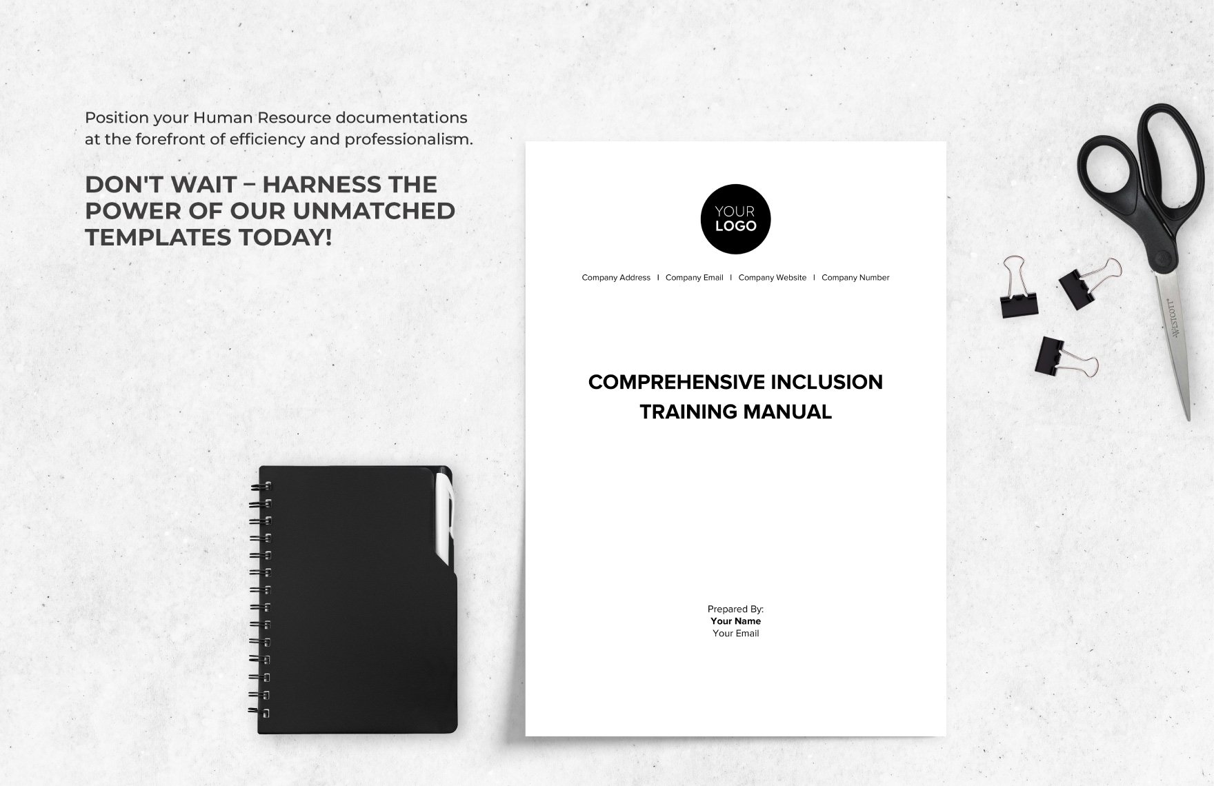 Comprehensive Inclusion Training Manual HR Template