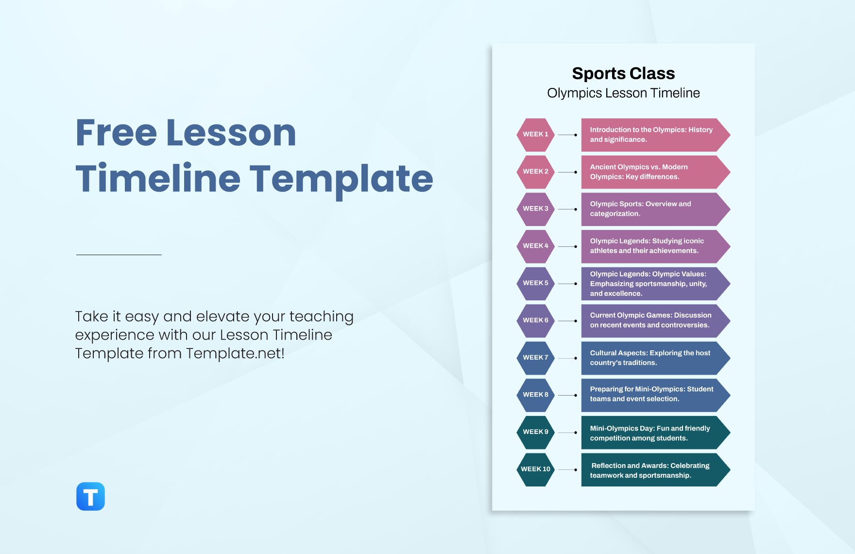 Lesson Timeline Template