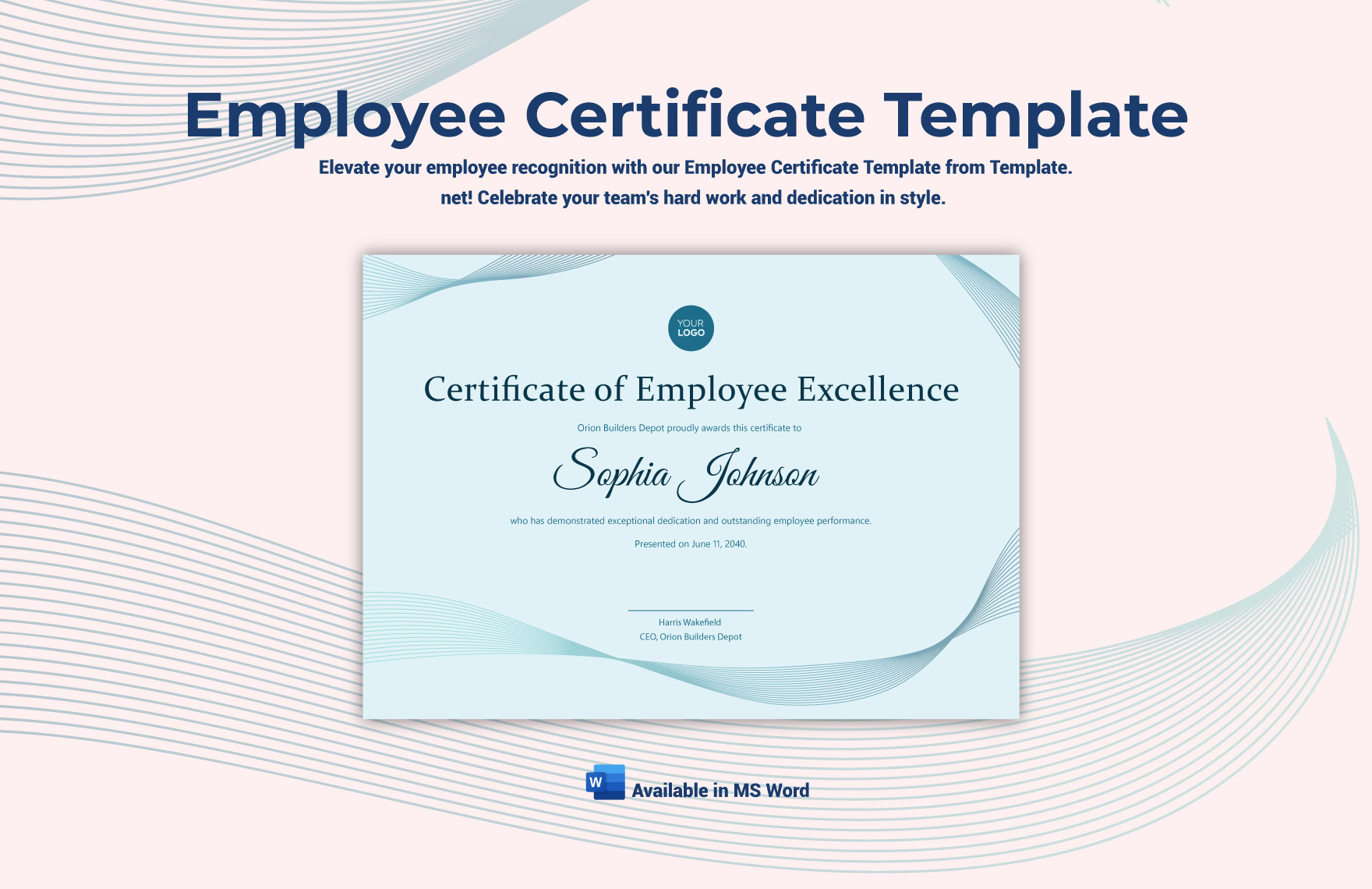 Employee Certificate Template - Download in Word | Template.net