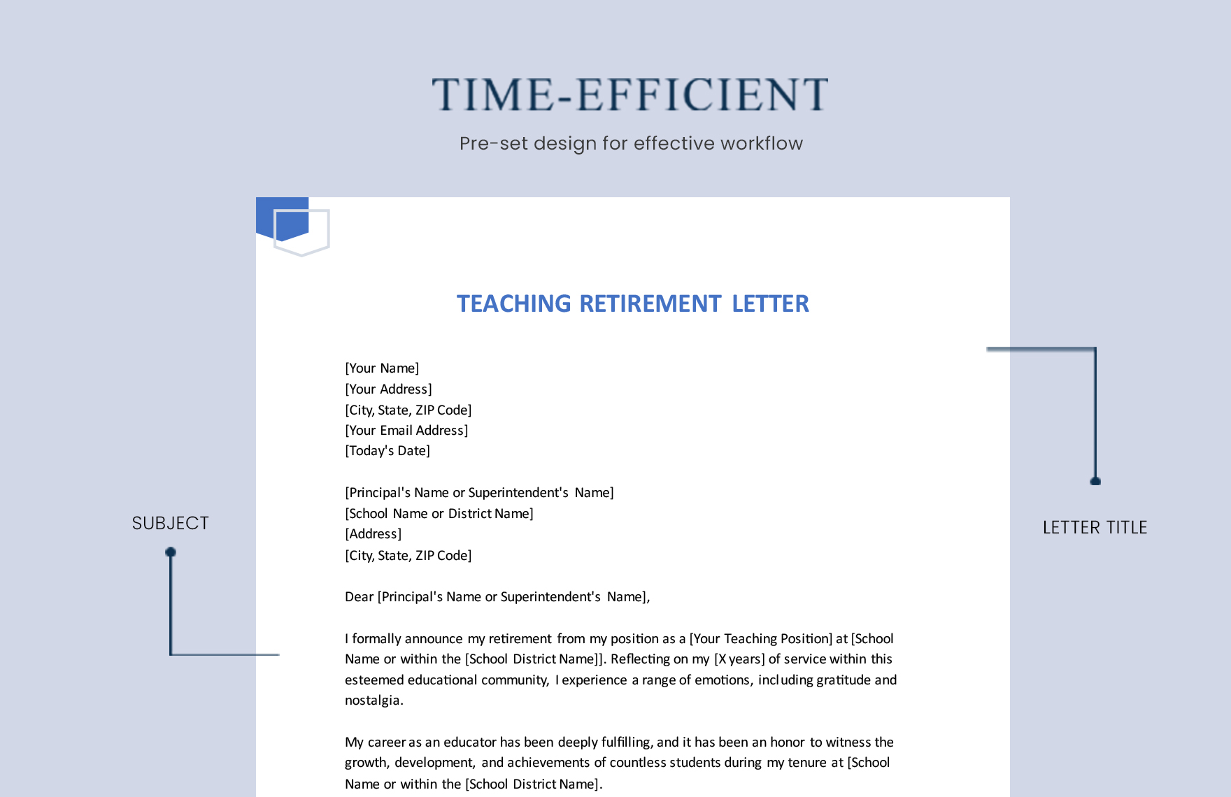 Teaching Retirement Letter