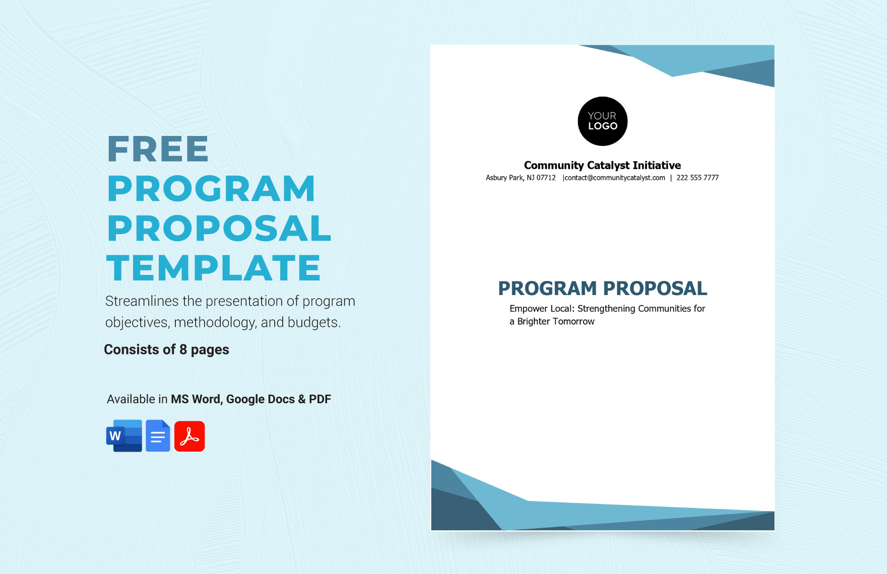 Program Proposal Template