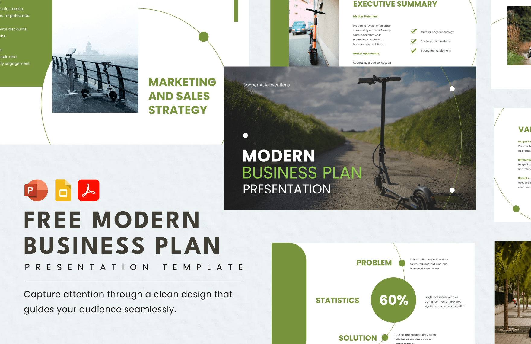 Free Modern Business Plan Presentation Template in PowerPoint, PDF, Google Slides - Download | Template.net