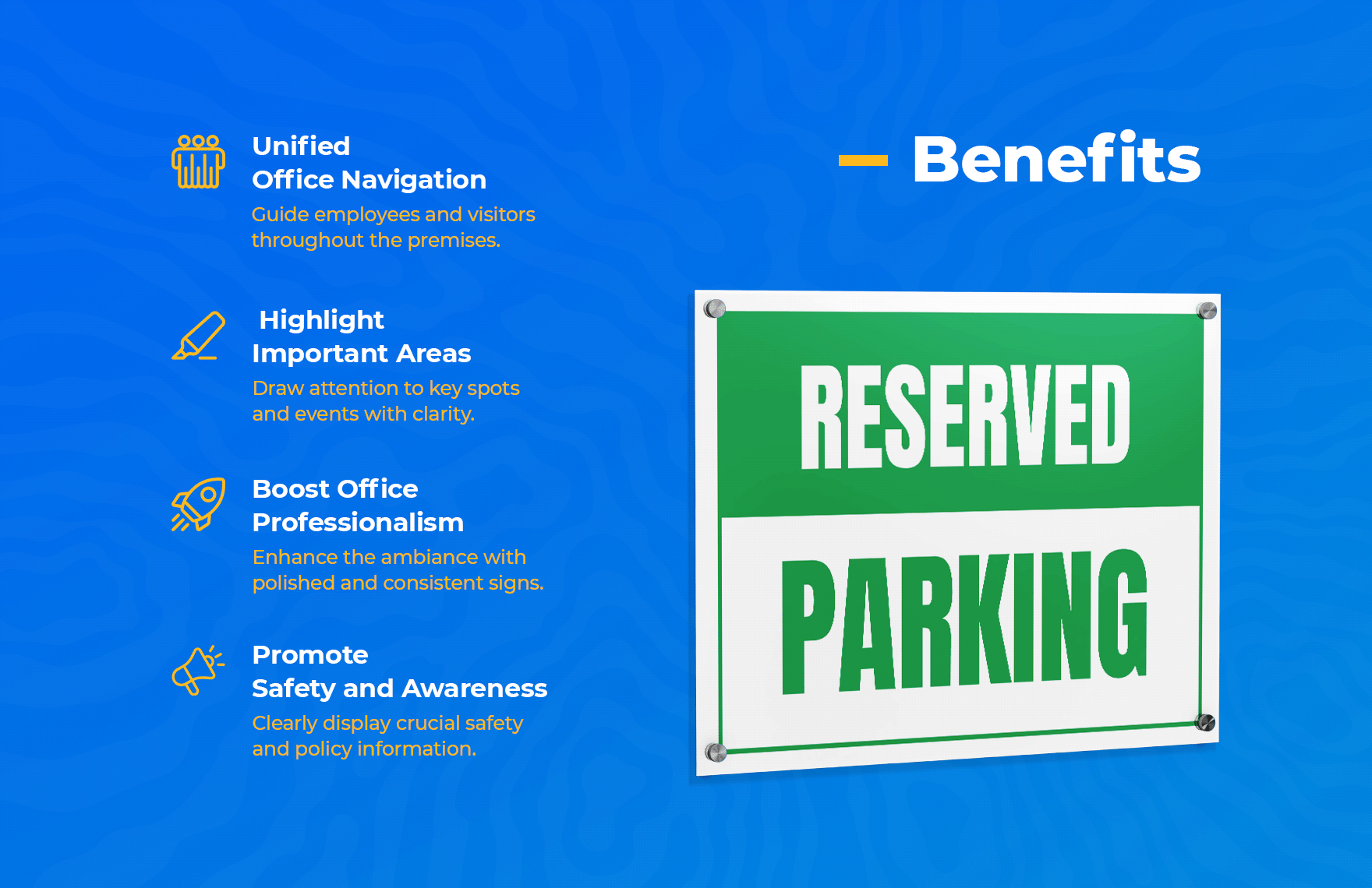 Reserved Parking Sign Template in PDF Word Google Docs Download