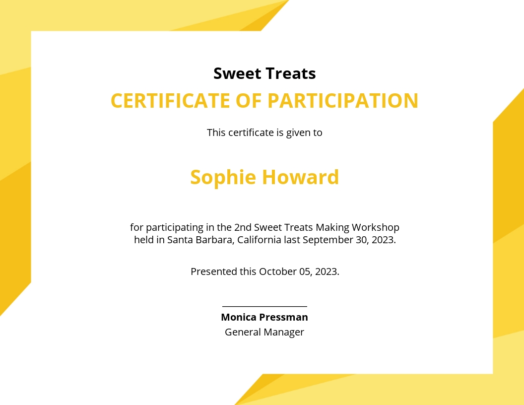 Workshop Certificate Template - Google Docs, Illustrator, InDesign Intended For Workshop Certificate Template