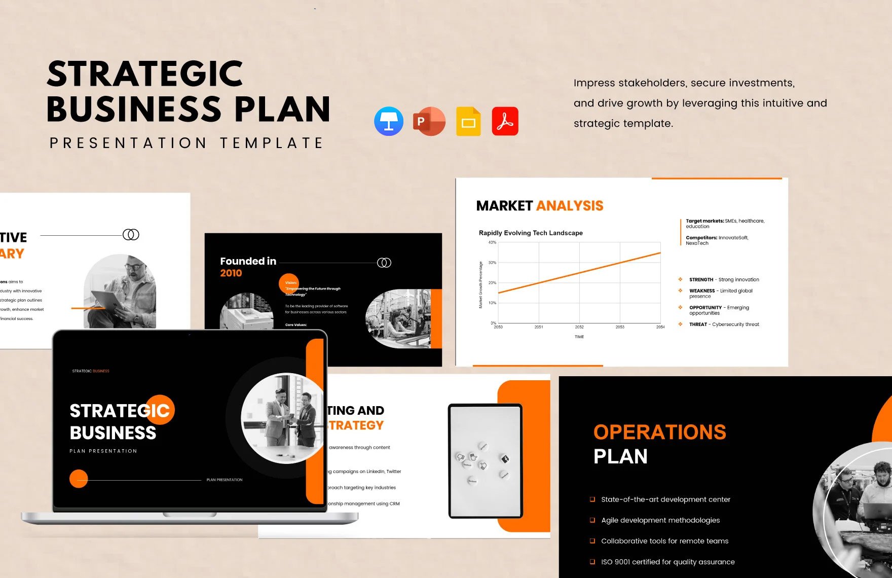 Strategic Business Plan Presentation Template