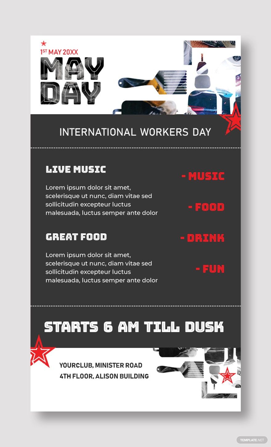 May Day Email Newsletter Template