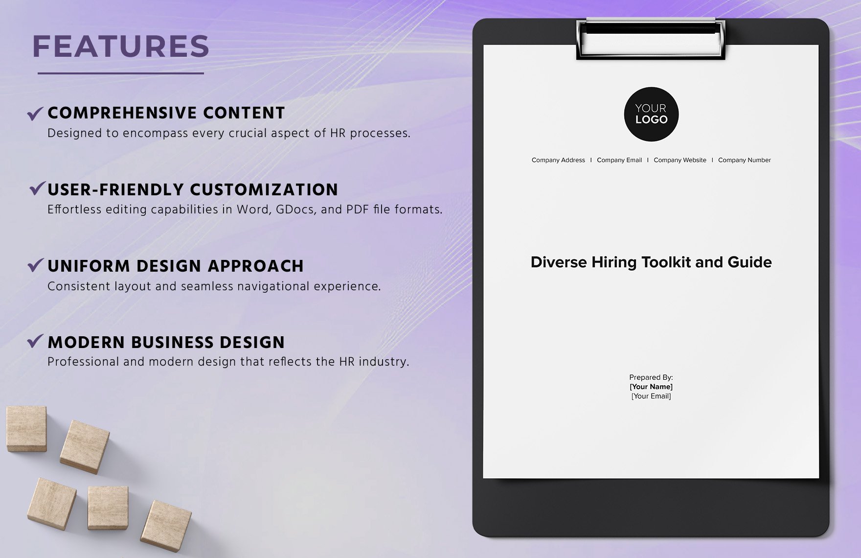 Diverse Hiring Toolkit and Guide HR Template