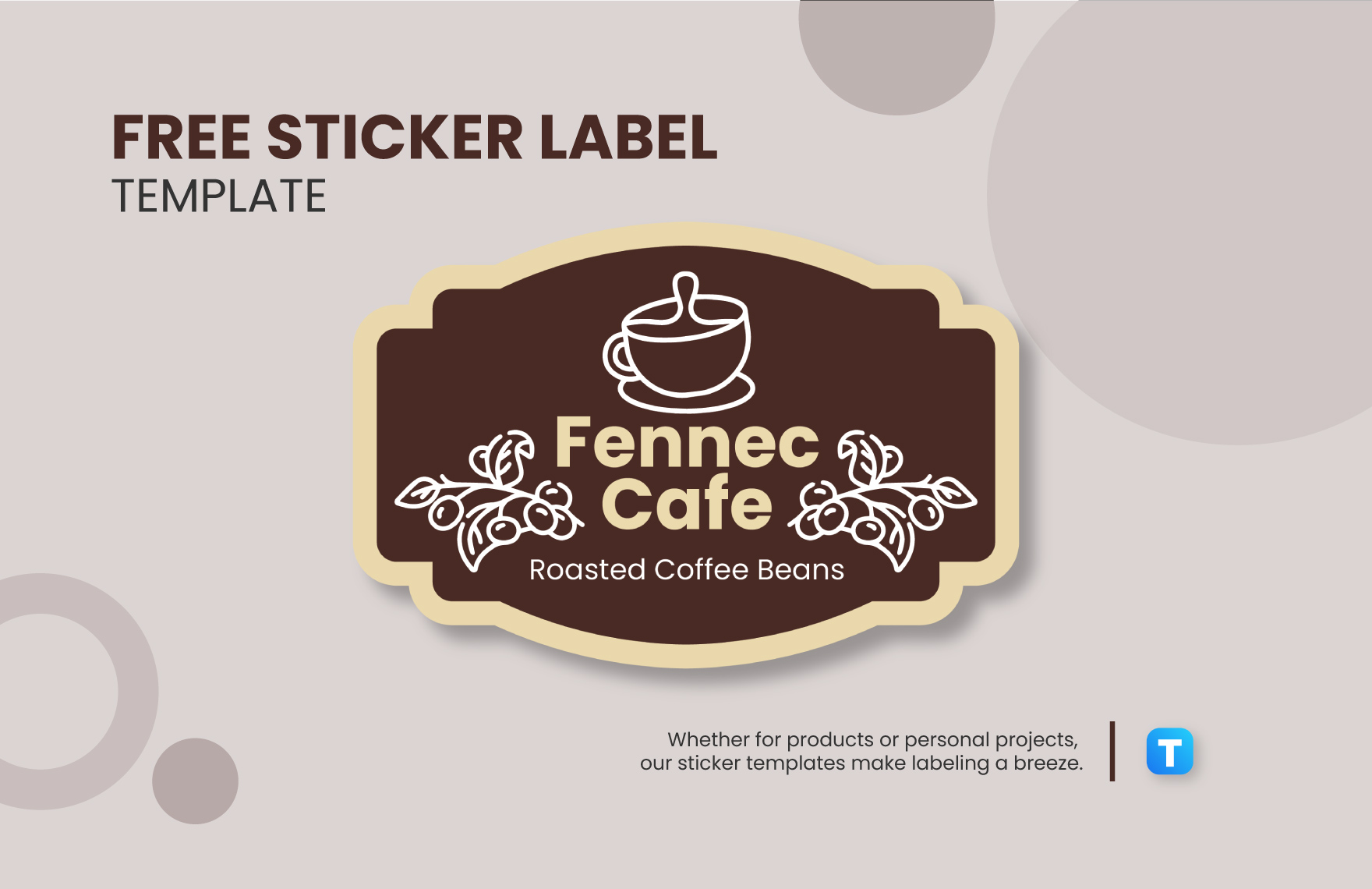Sticker Label Template