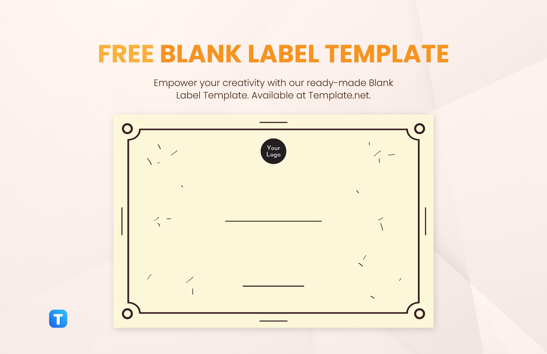 Blank Label Template