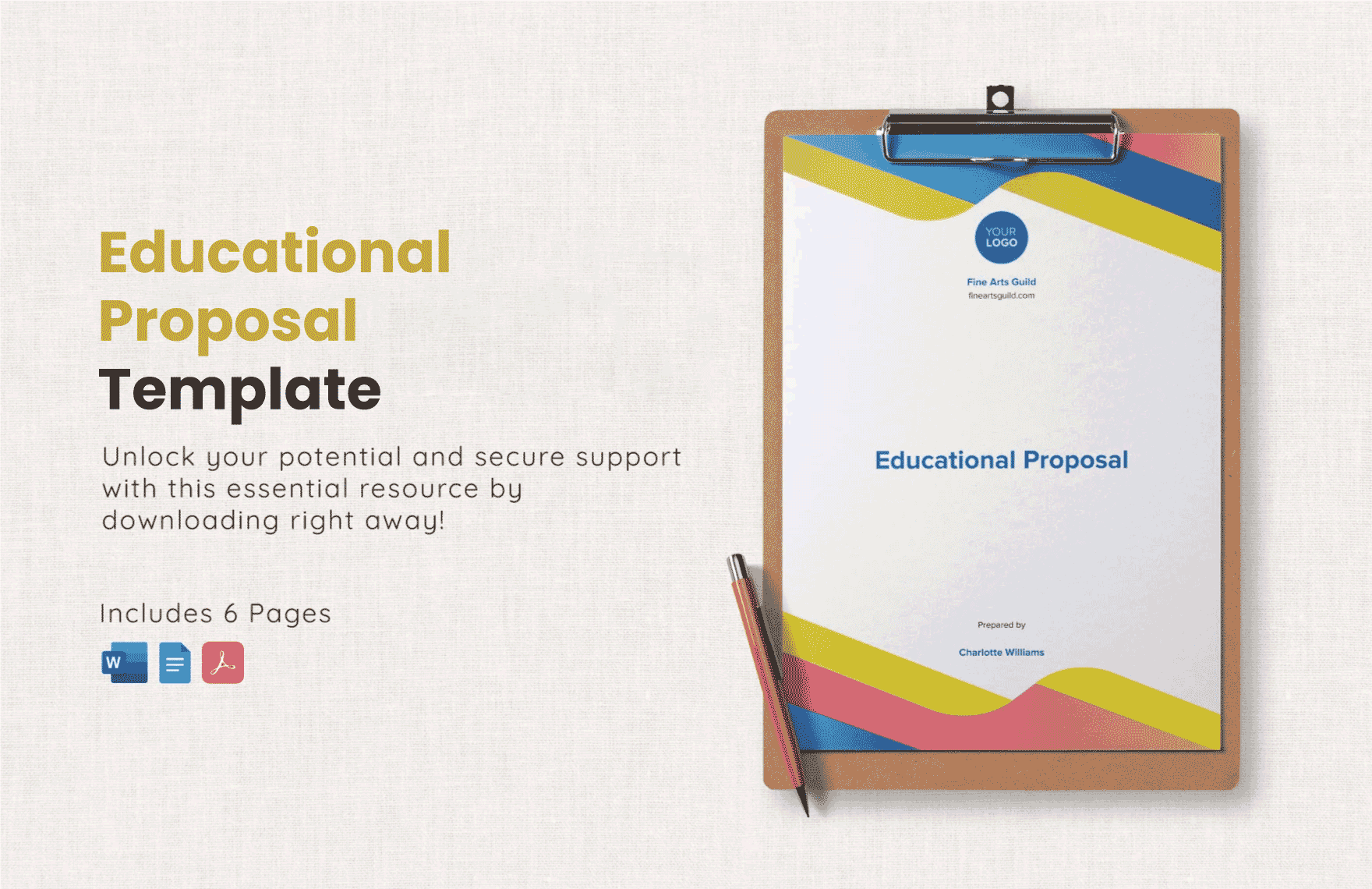 Free Educational Proposal Template