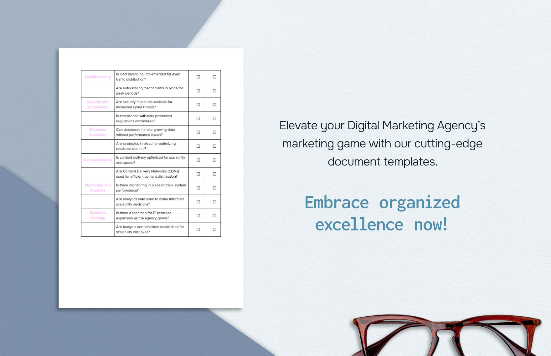 Digital Marketing Agency Scalability Assessment Checklist Template