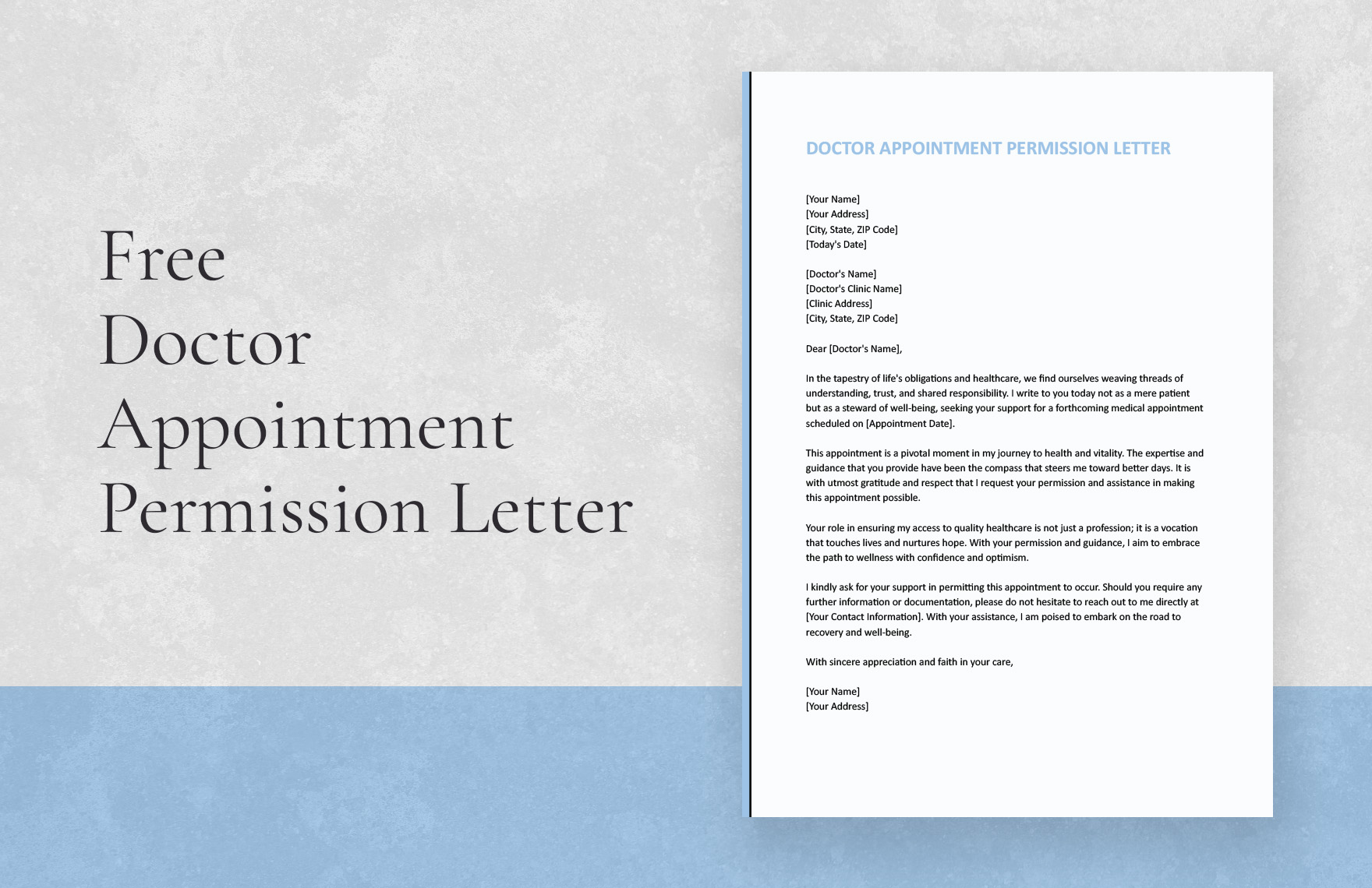 Doctor Introduction Letter In Word PDF Google Docs Download
