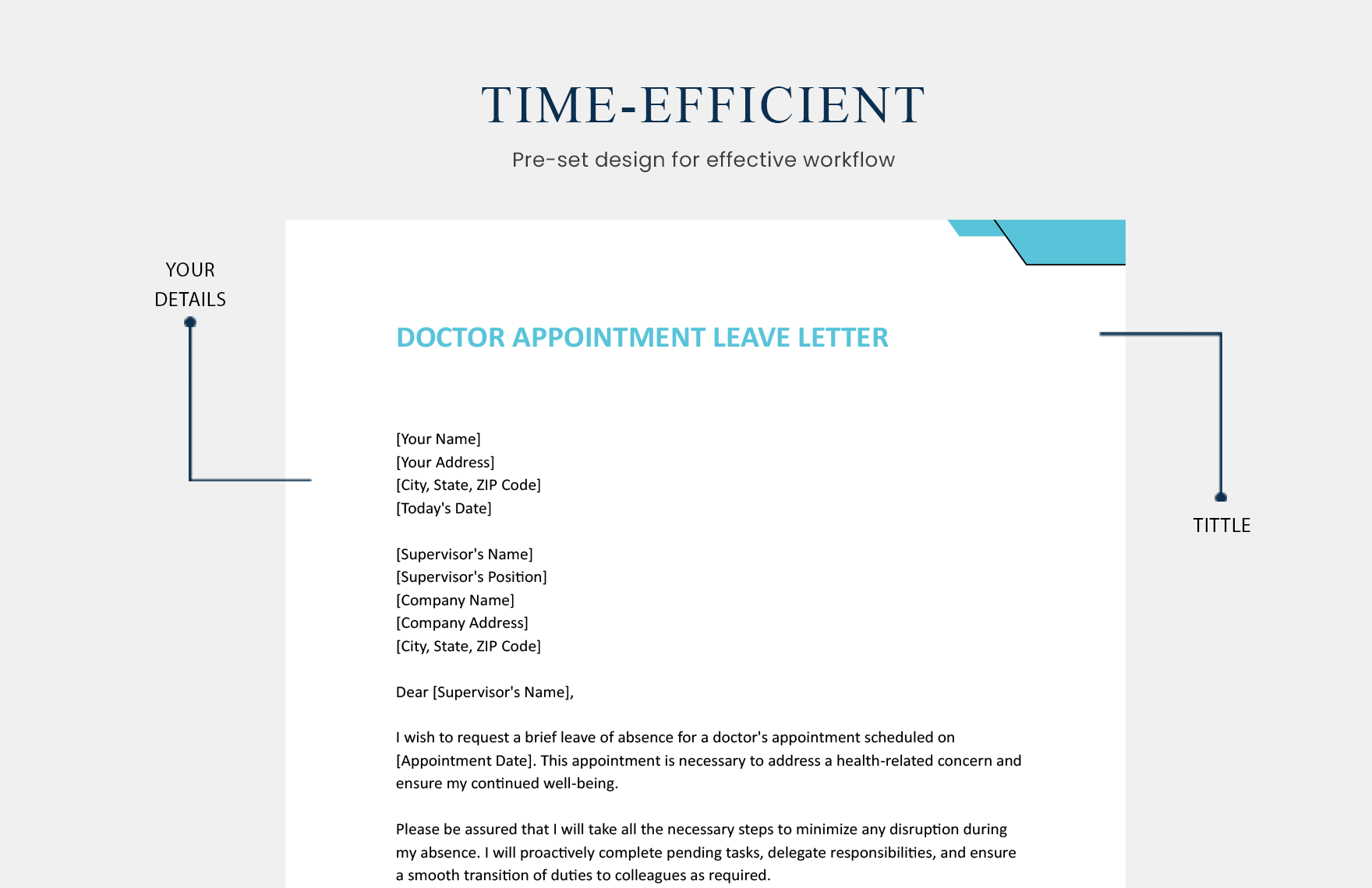 Doctor Appointment Leave Letter
