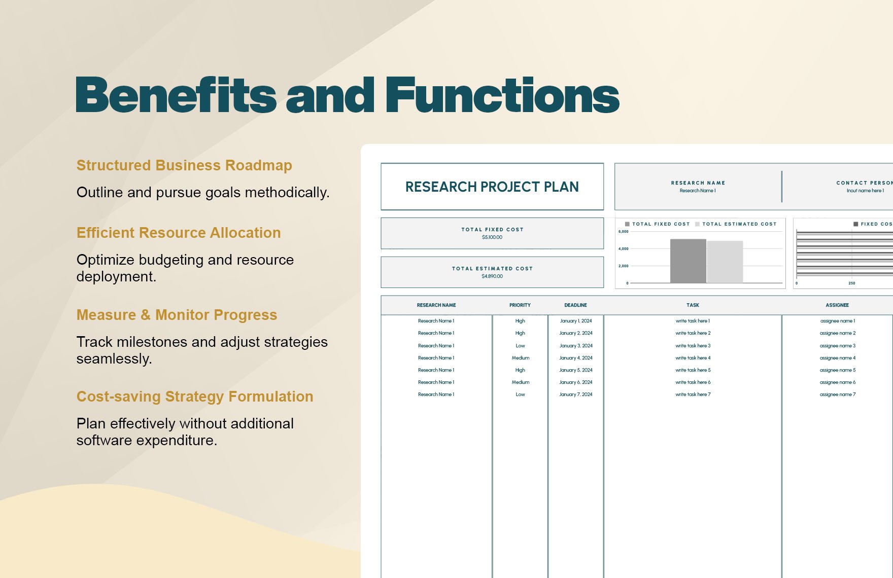 Research Project Plan Template