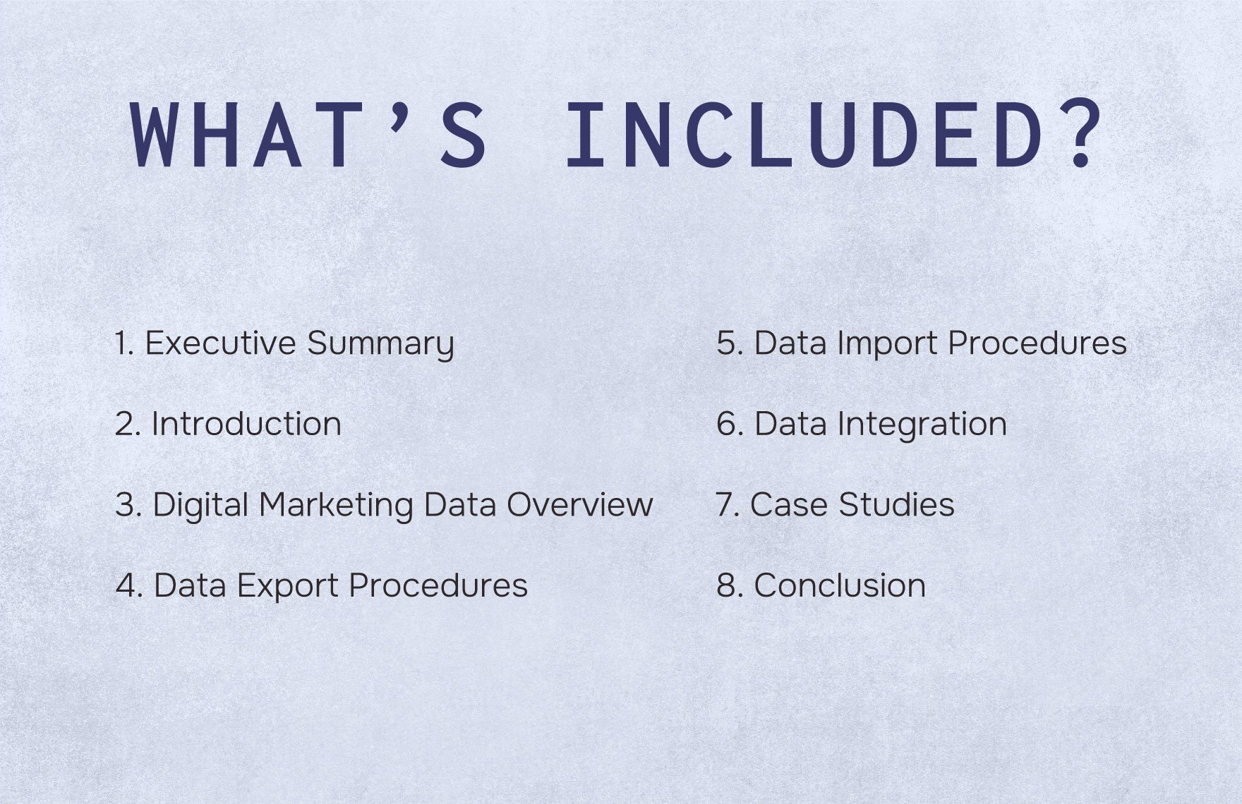 Digital Marketing Agency Data Export and Import Procedures Template