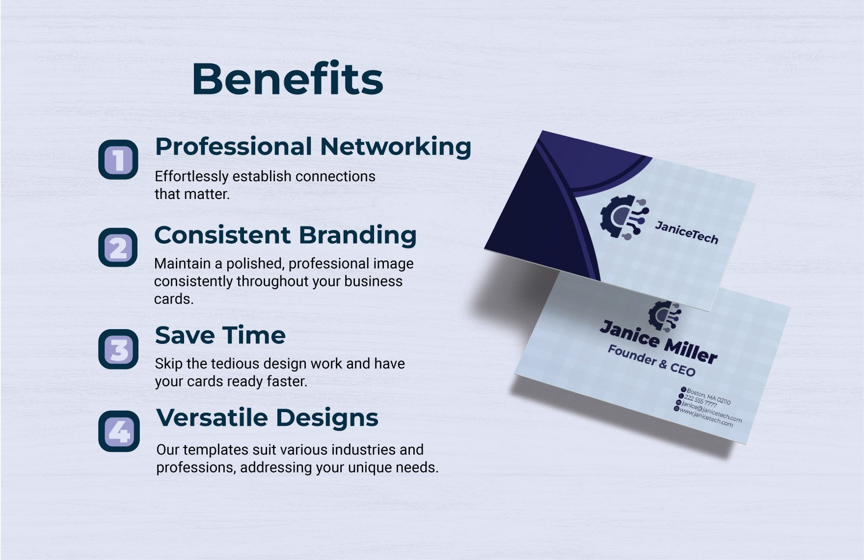 Owner Business Card Template