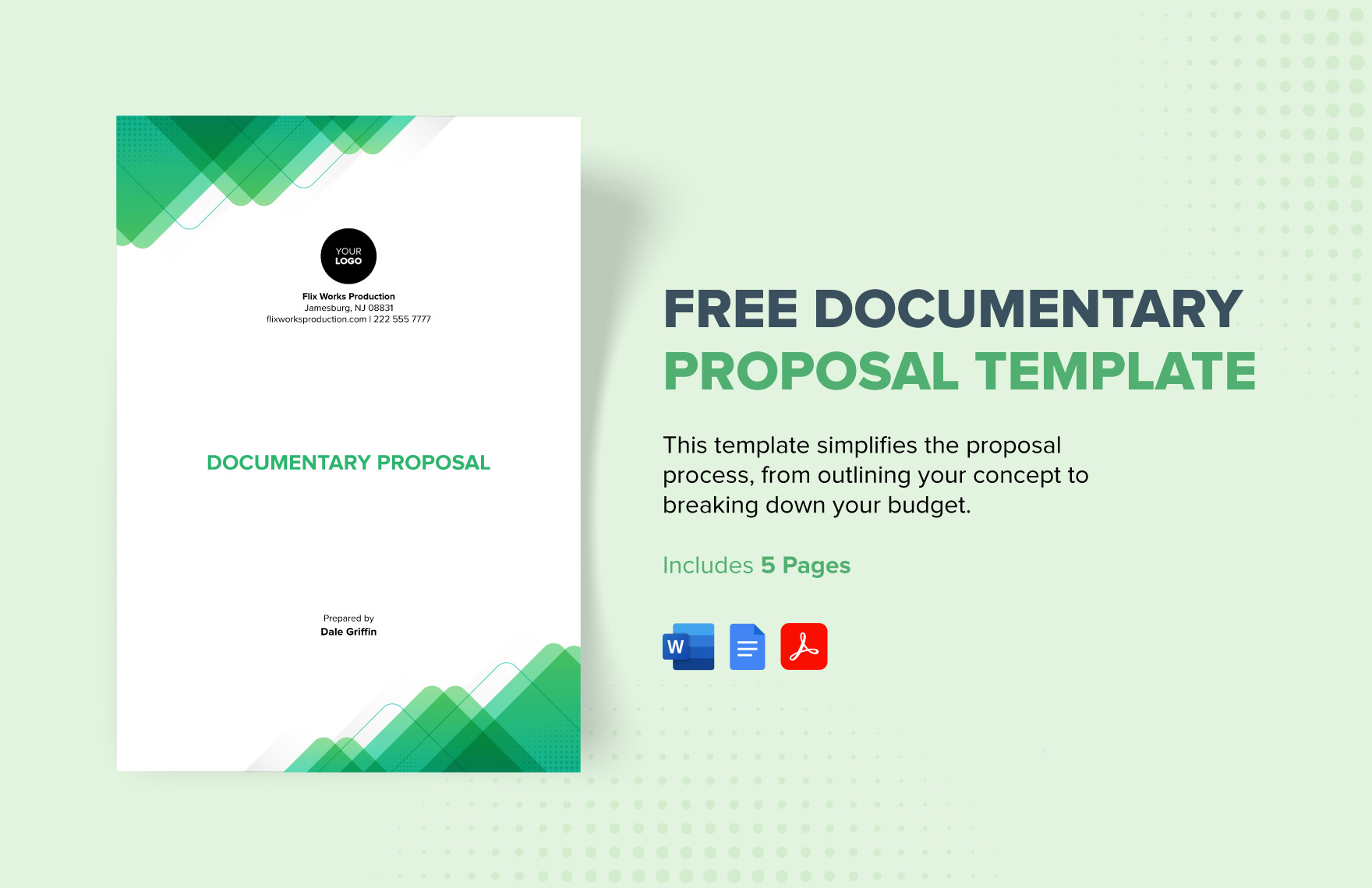 Documentary Proposal Template in Word, PDF, Google Docs - Download | Template.net