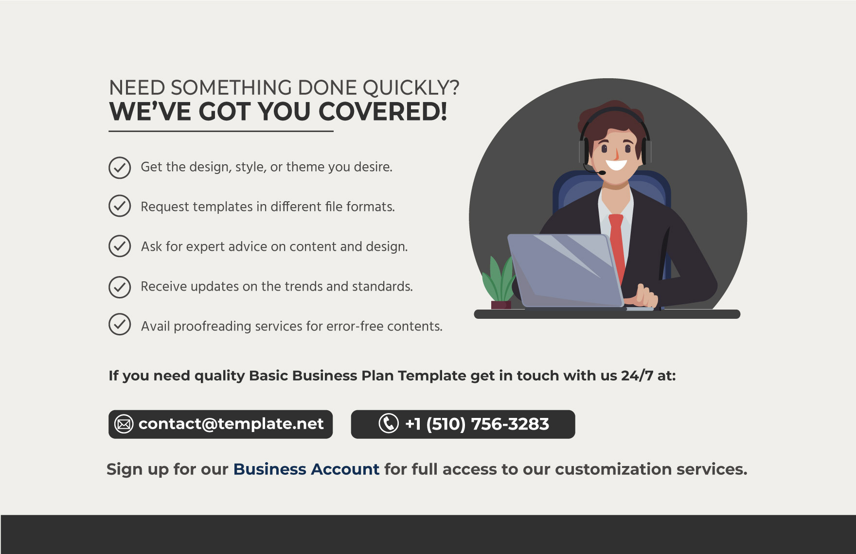 Basic Business Plan Template Download in Word Google Docs PDF