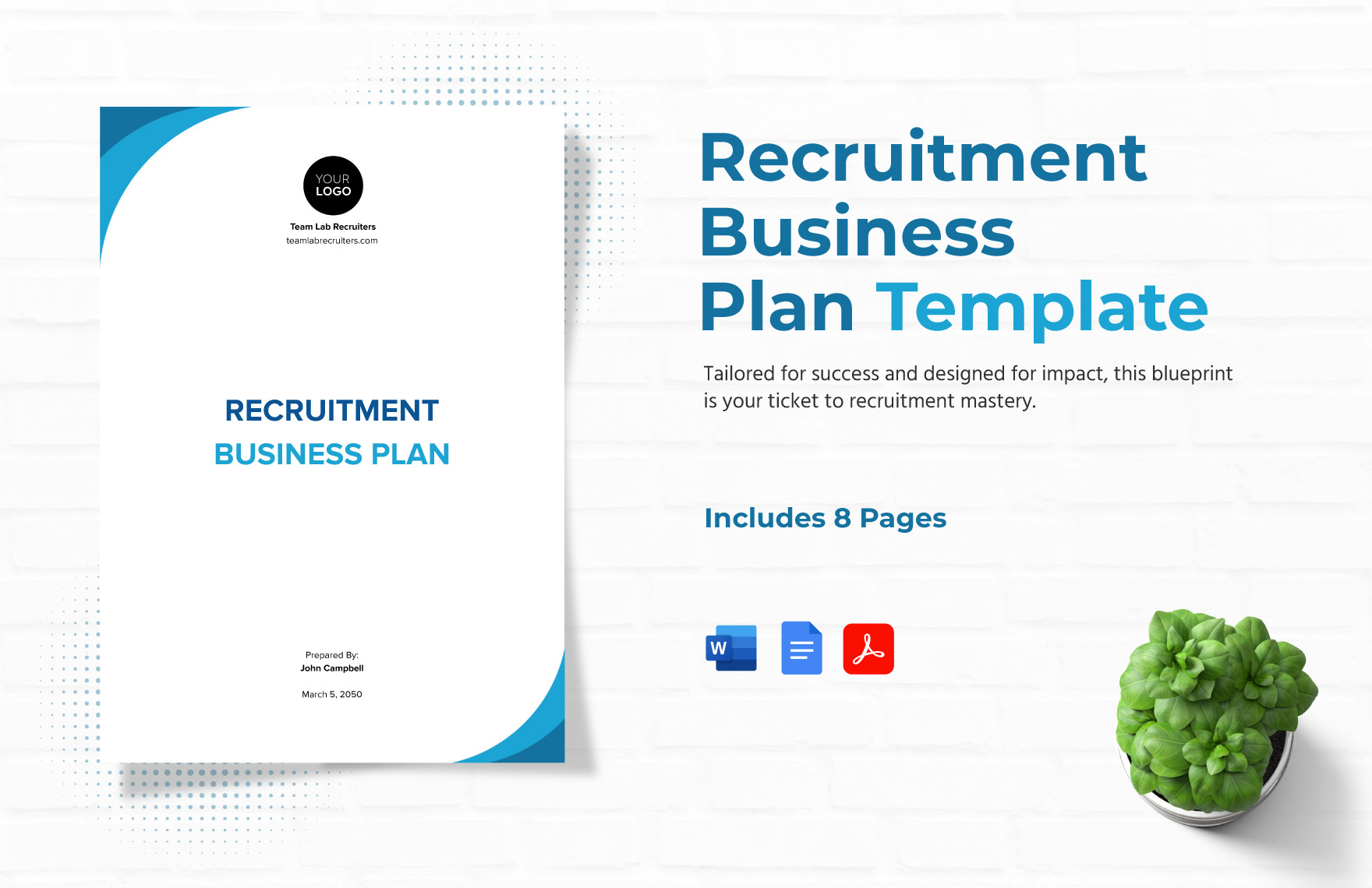 Recruitment Business Plan Template