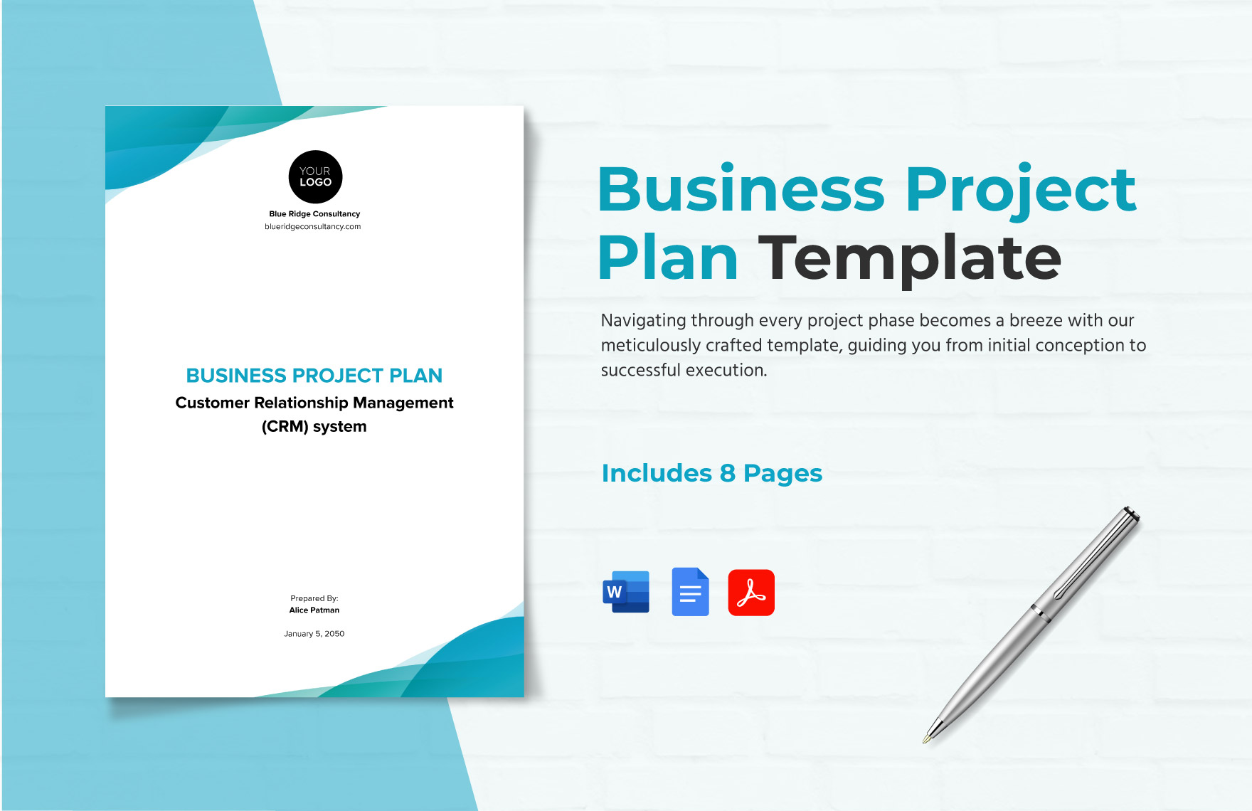 Business Project Plan Template