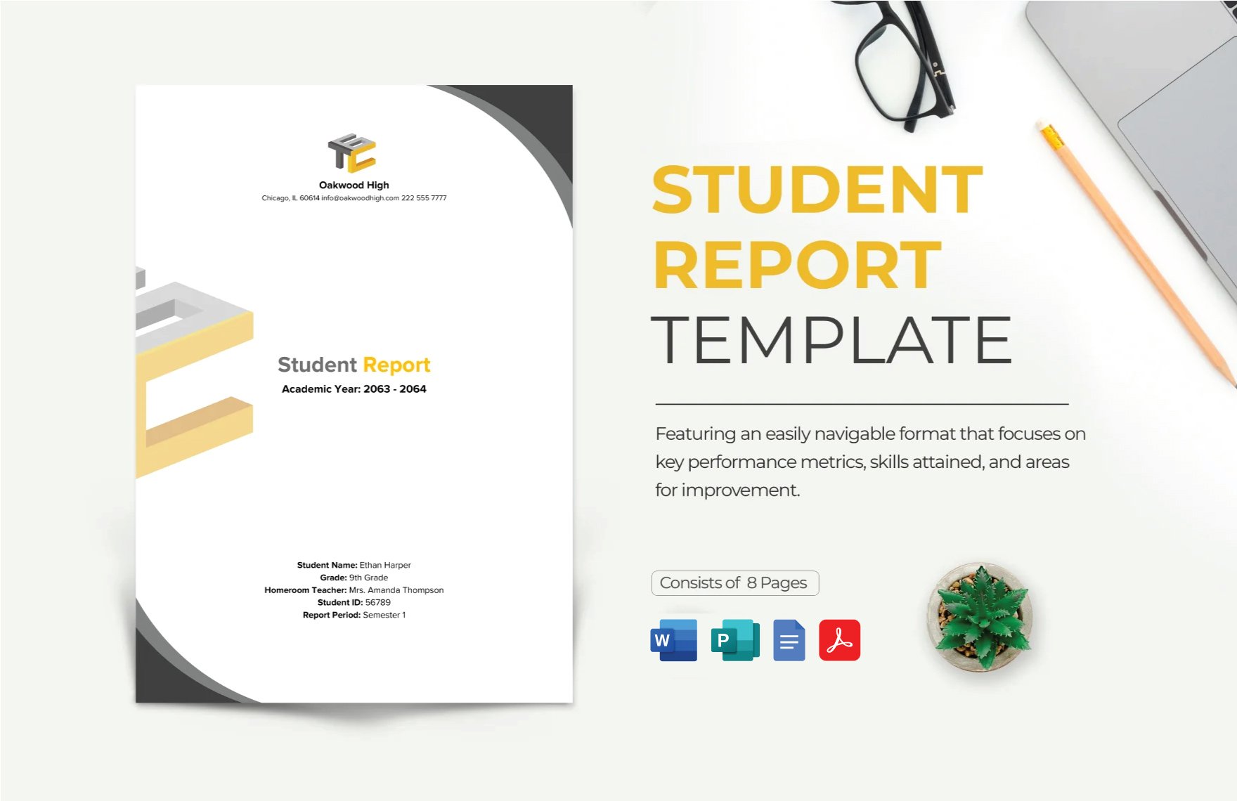 Student Report Template