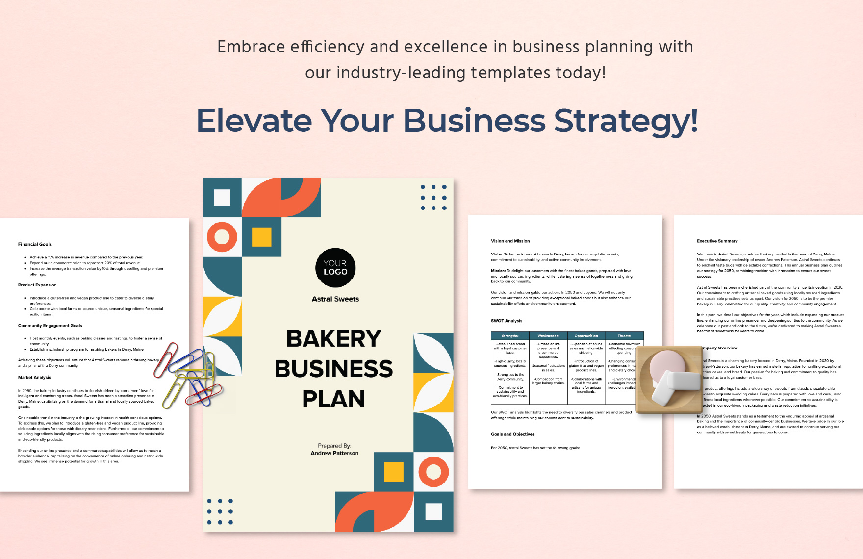 Bakery Business Plan Template