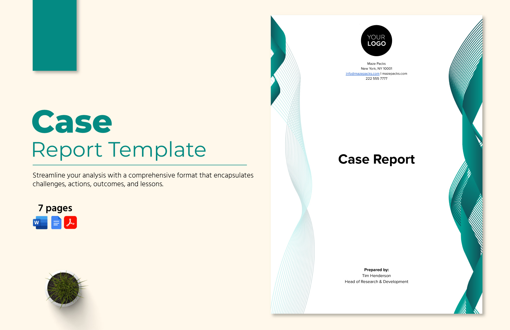 Case Report Template