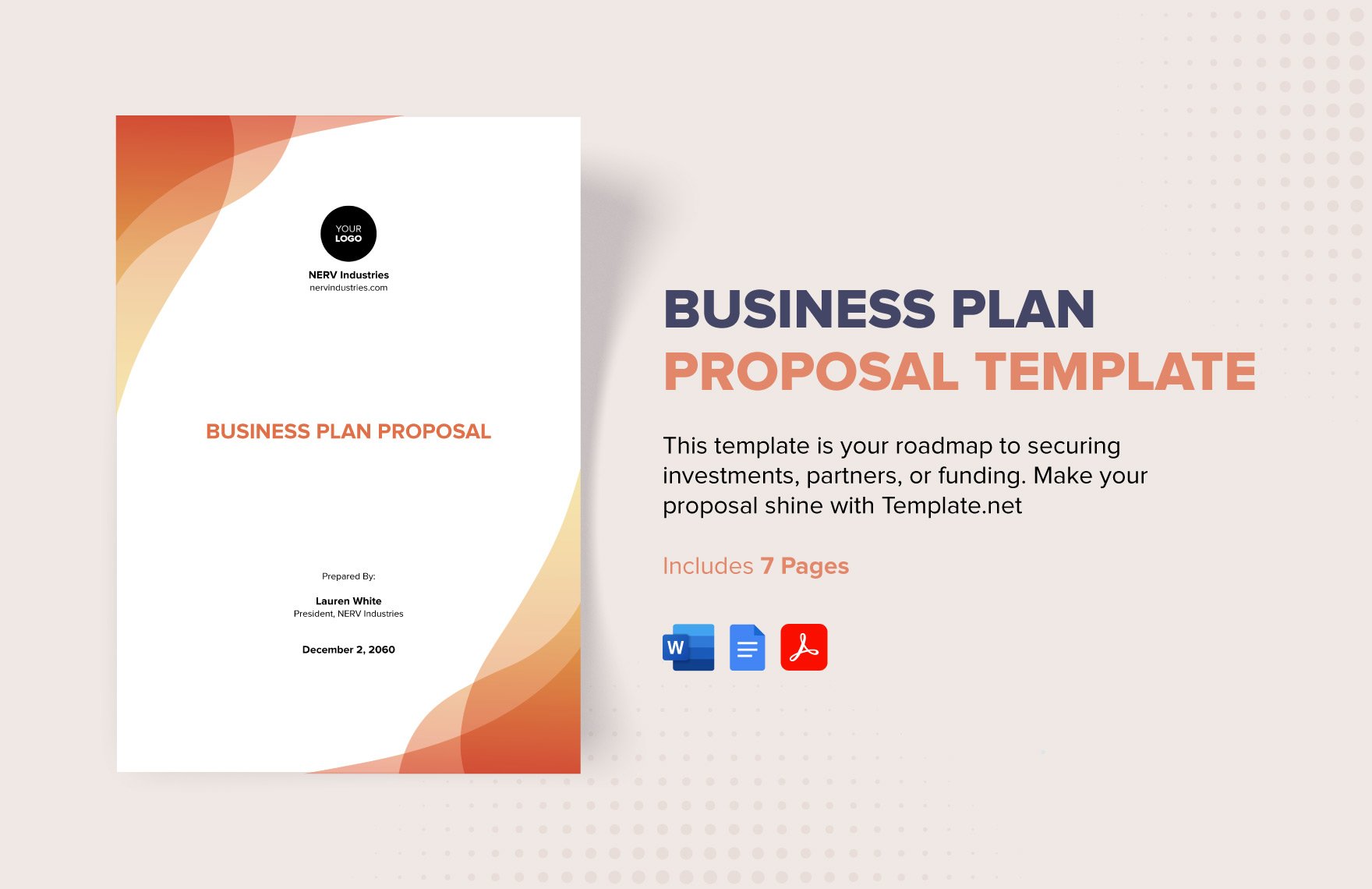 Business Plan Proposal Template