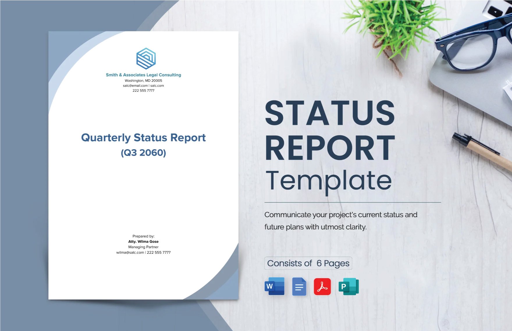 Status Report Template in Word, Google Docs, PDF, Publisher, InDesign