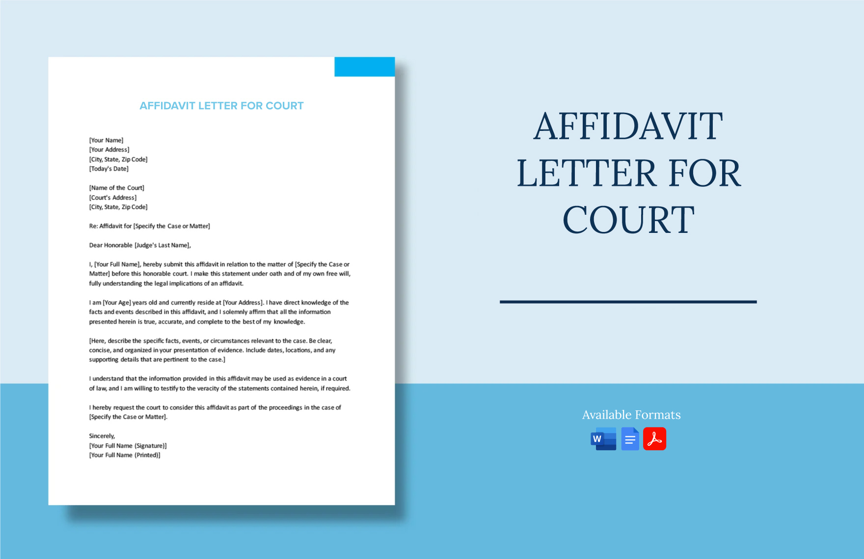 How To Write An Affidavit Letter For Court Of Appeals Infoupdate How To Write An Affidavit Letter For Court Of Appeals Infoupdate