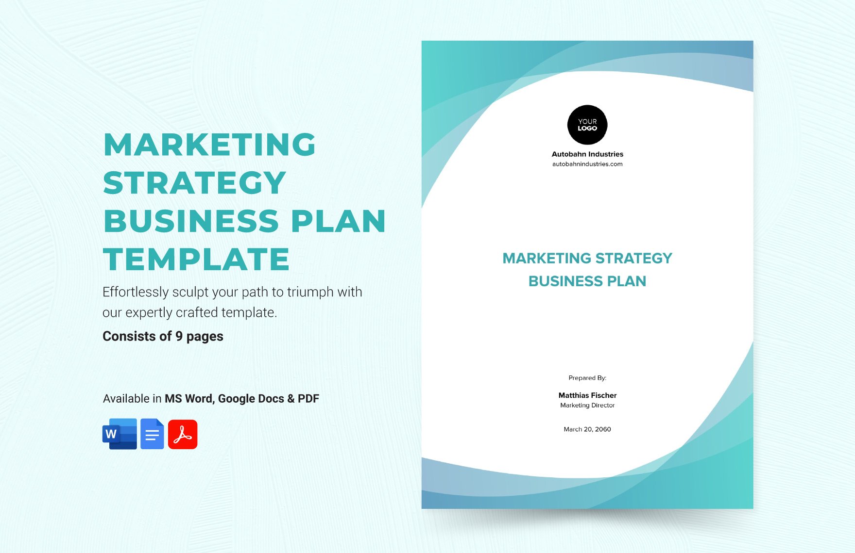 Marketing Strategy Business Plan Template