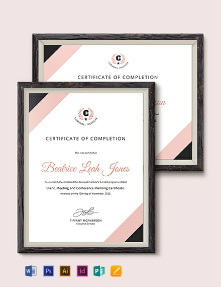 FREE Event Attendance Certificate Template: Download 438  Certificates