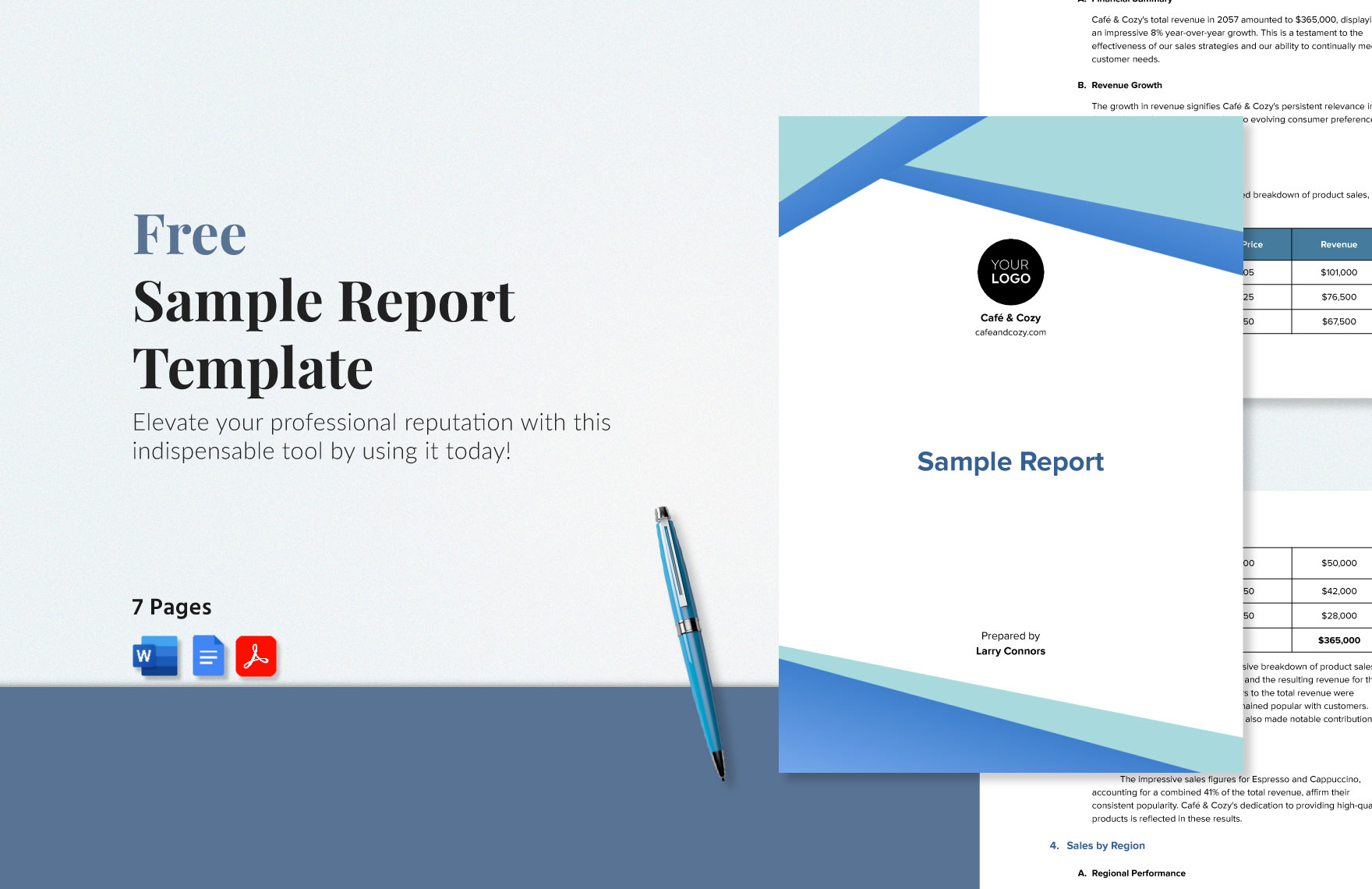 FREE Report Word - Template Download | Template.net