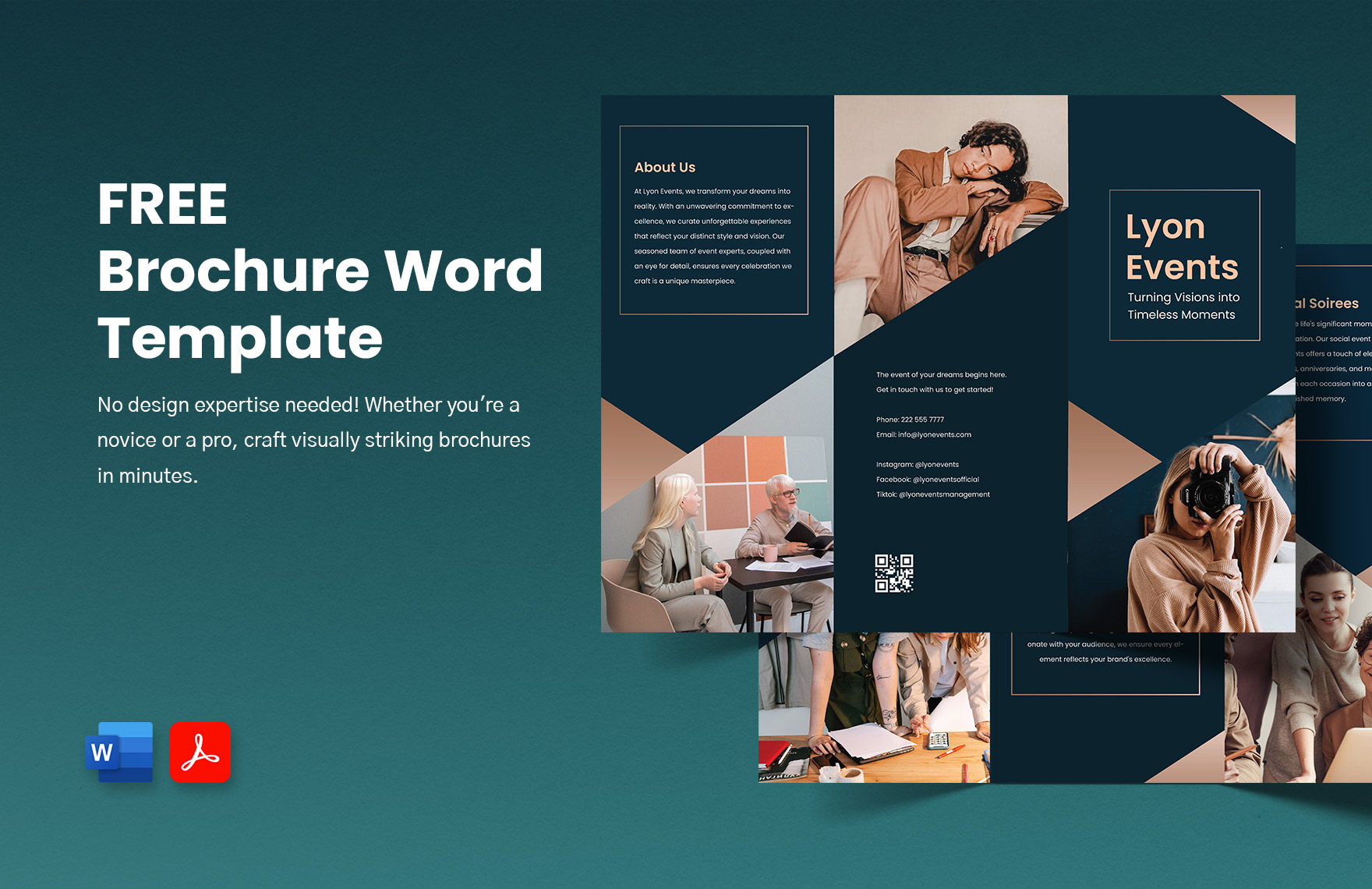 Brochure Word Template in Word, PDF, InDesign - Download | Template.net