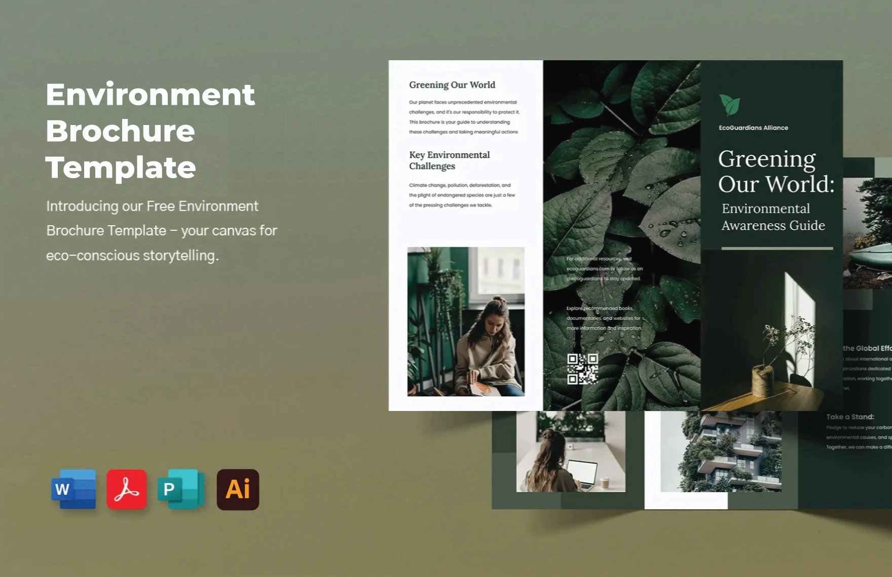 Free Environment Brochure Template in Word, PDF, Publisher