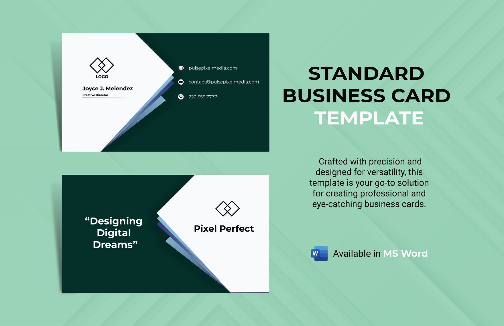 download business card template illustrator