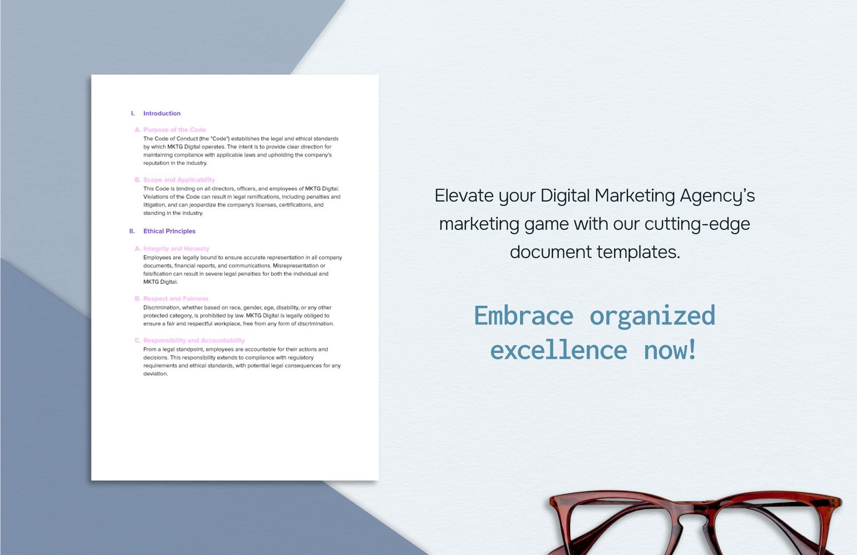 Digital Marketing Agency Code of Conduct Document Template