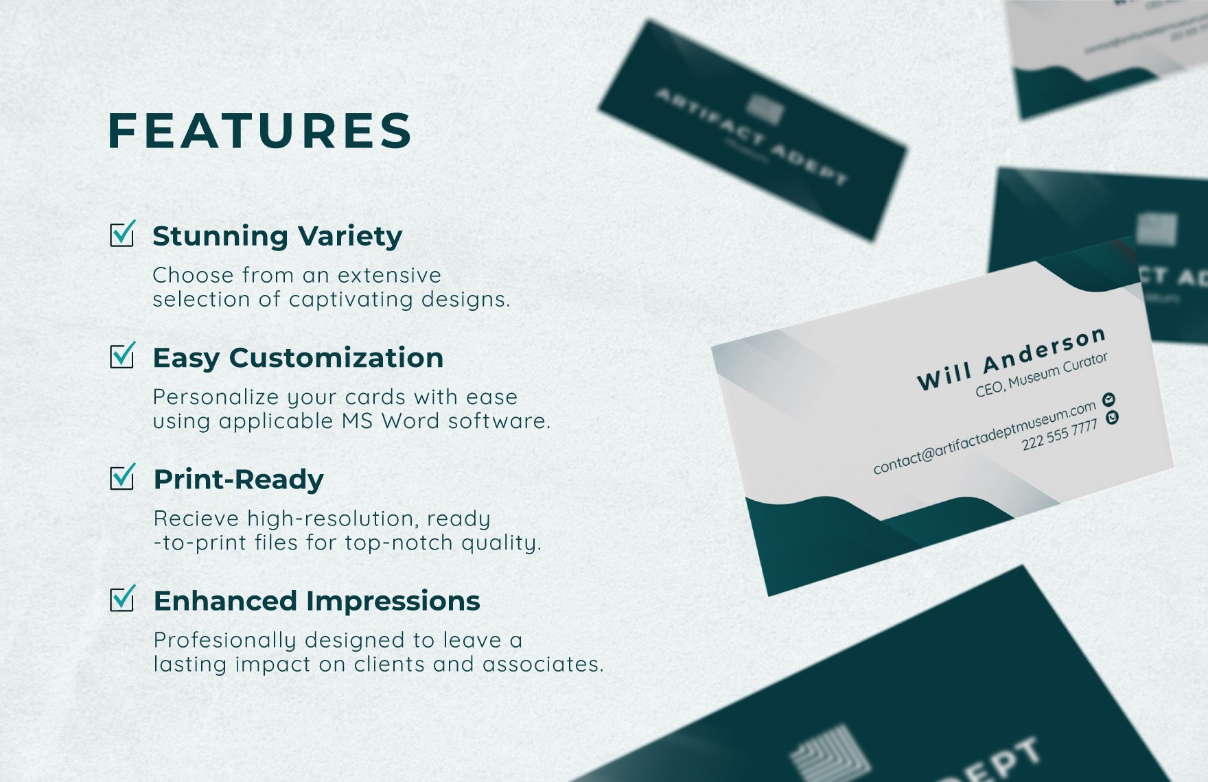 Business Card Word Template