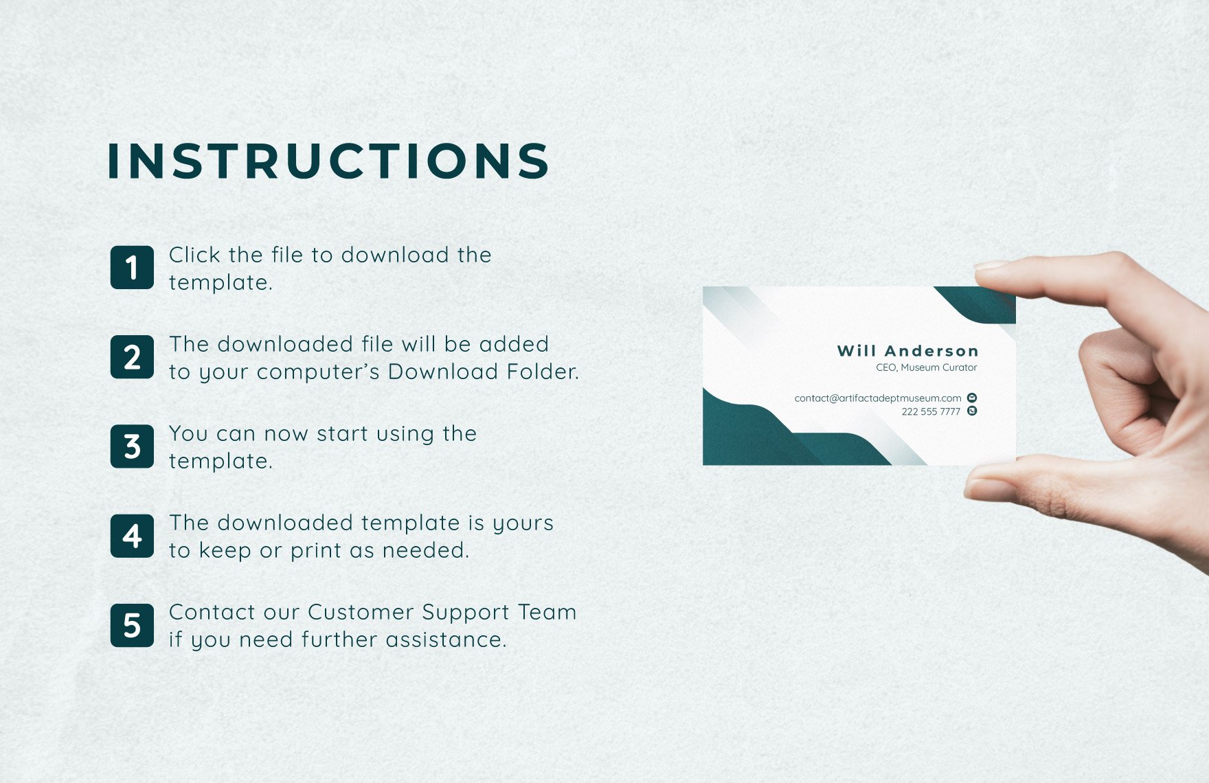 Business Card Word Template