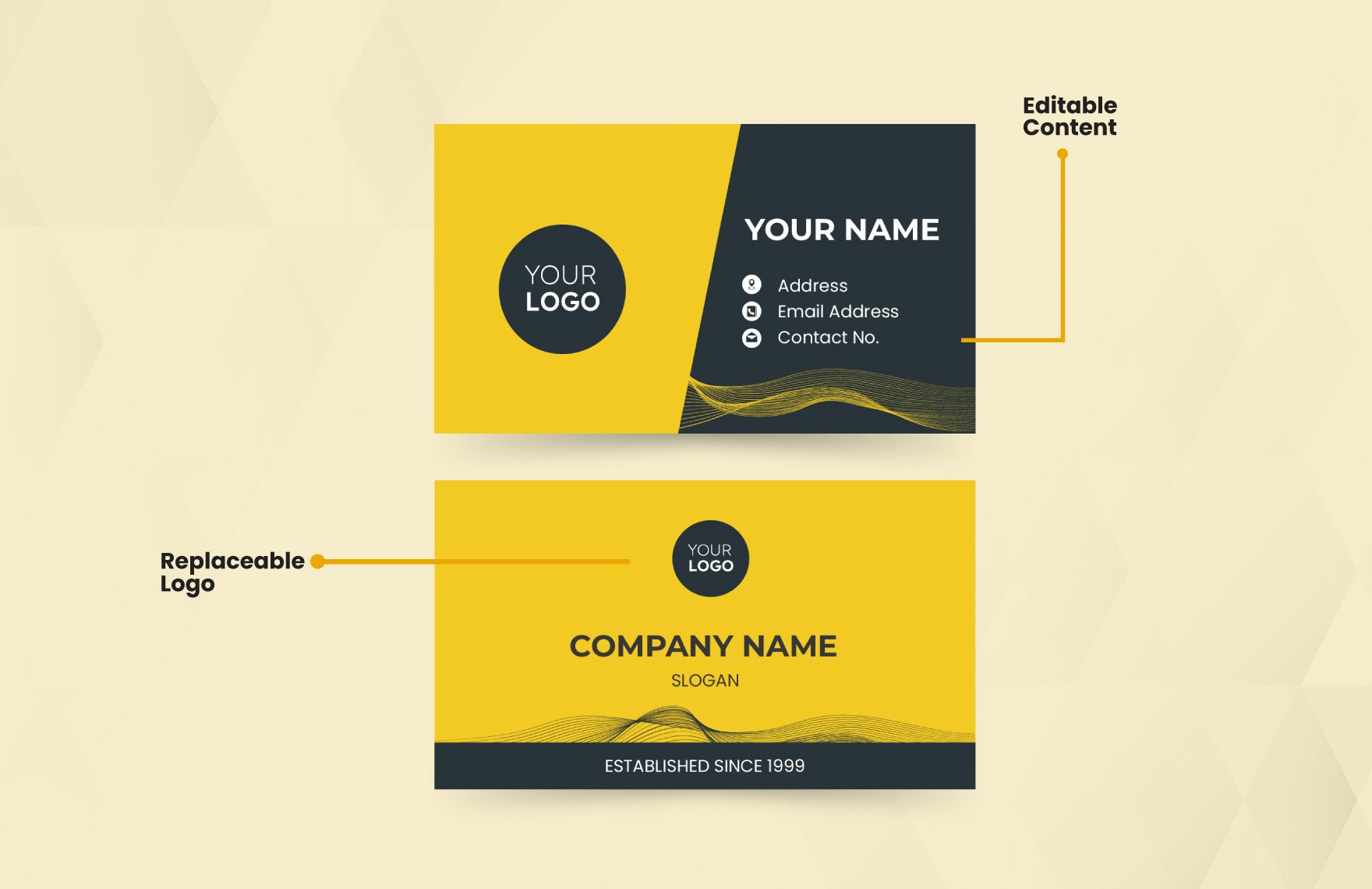 Business Card Background Template