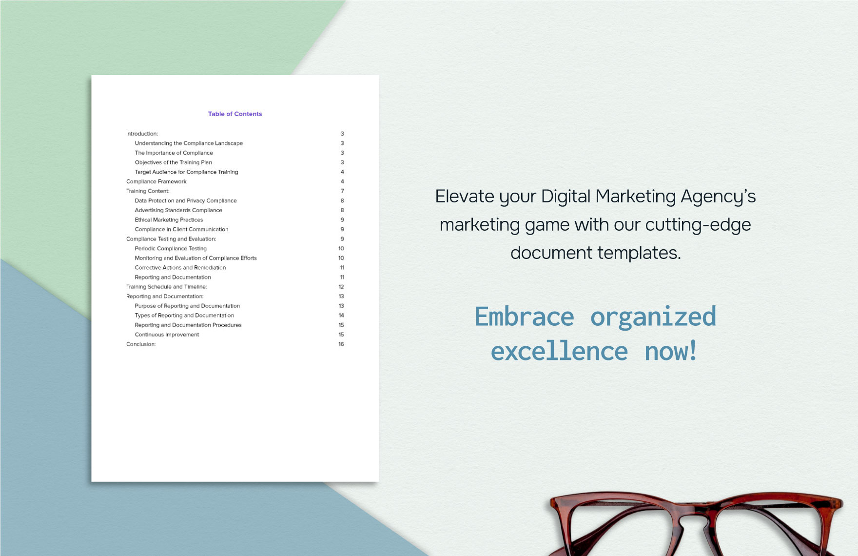 Digital Marketing Agency Compliance Training Plan Template