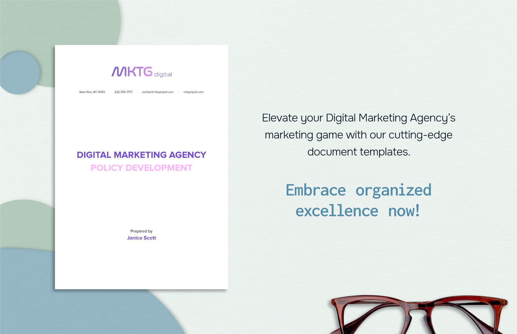 Digital Marketing Agency Policy Development Template