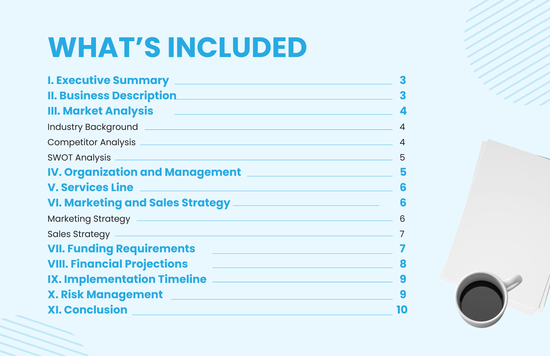 Interior Business Plan Template