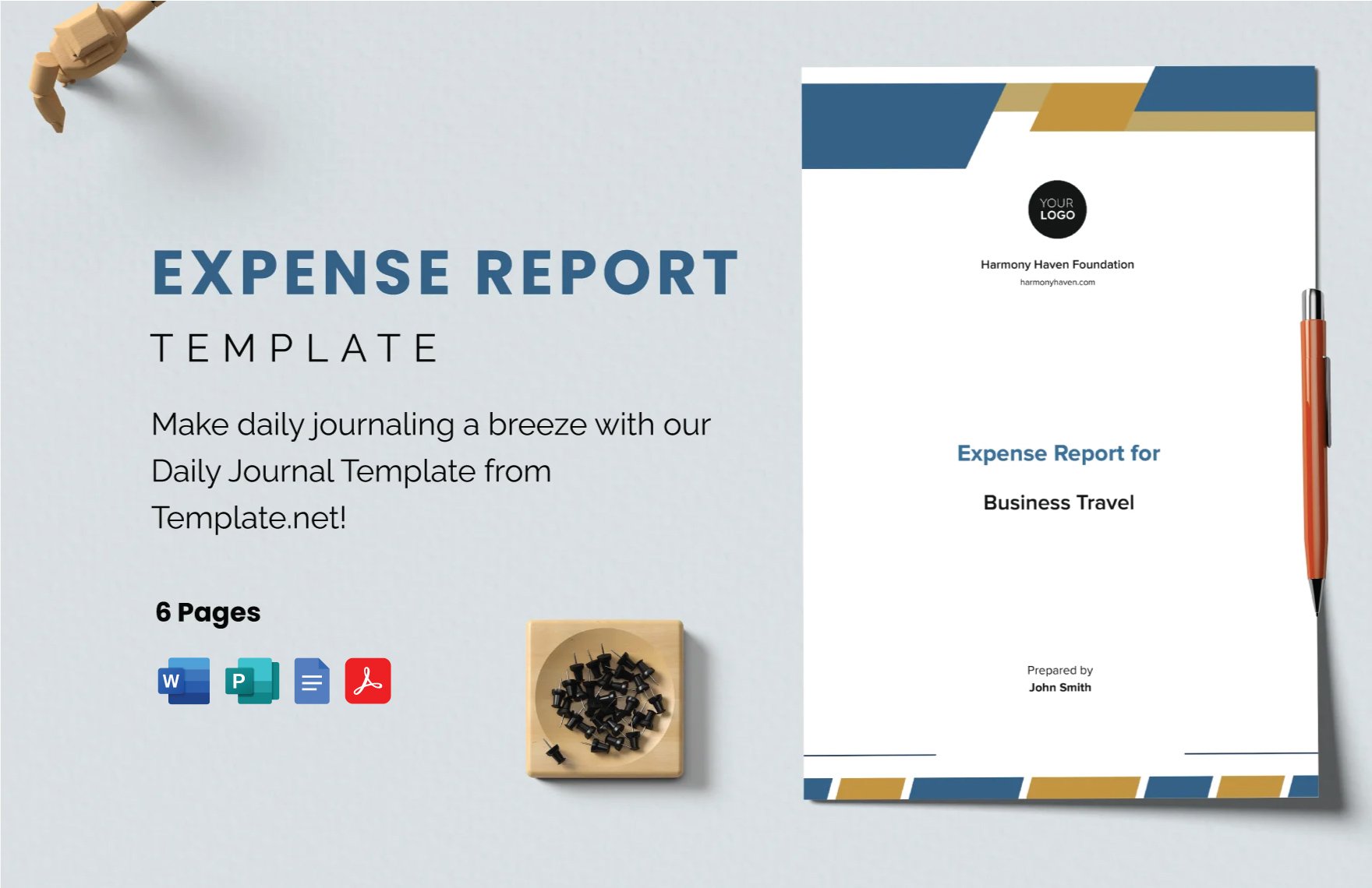 Expense Report Template in Word, Google Docs, PDF, Publisher