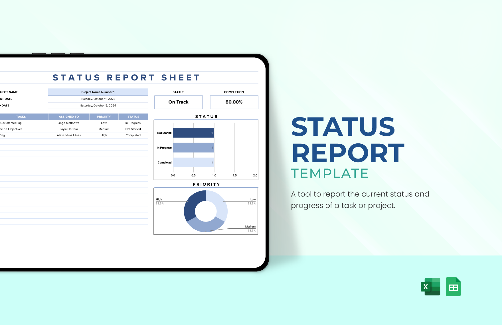 Status Report Template