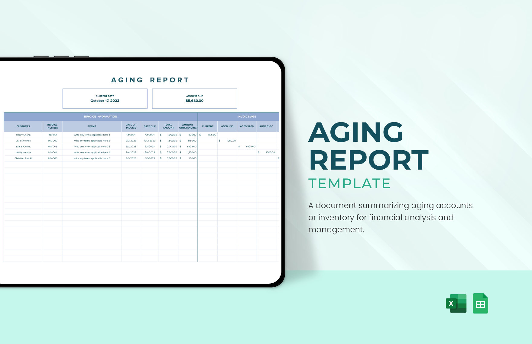 Aging Report Template